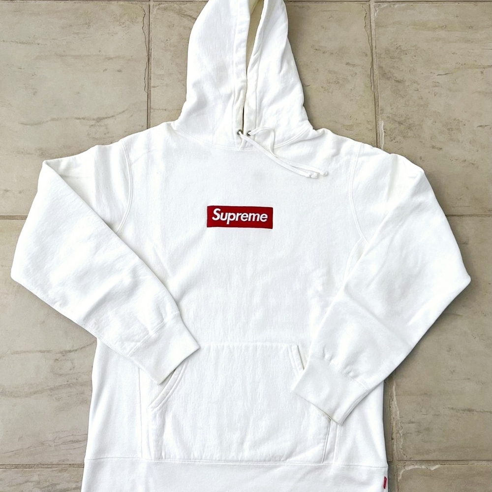 Supreme White Hoodie for Men